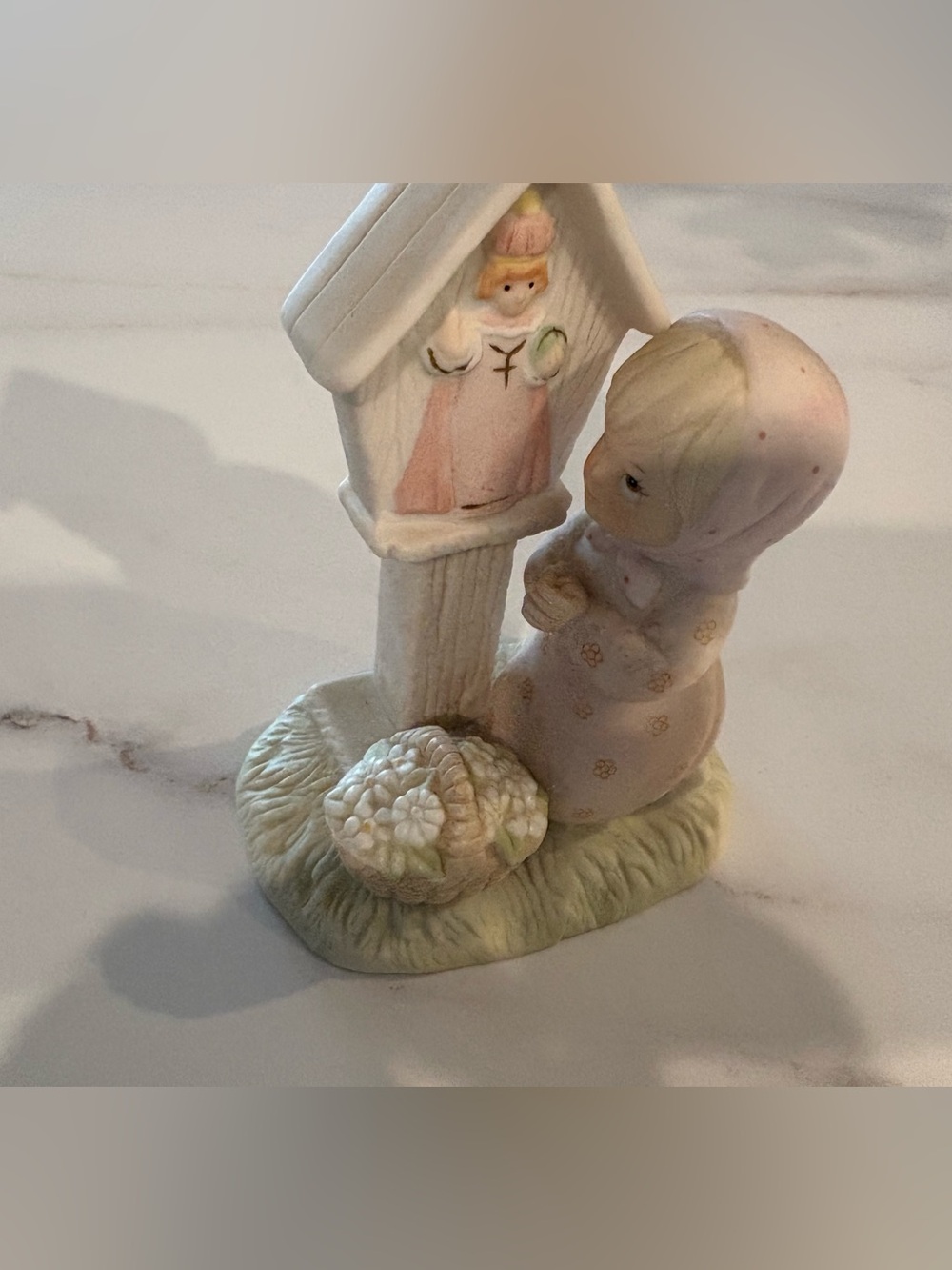 Vintage Lefton Christopher Collection Figurine – “The Lord Watches Over Us” #038